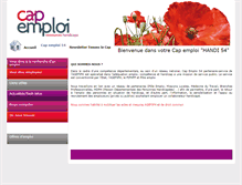 Tablet Screenshot of capemploi54.fr